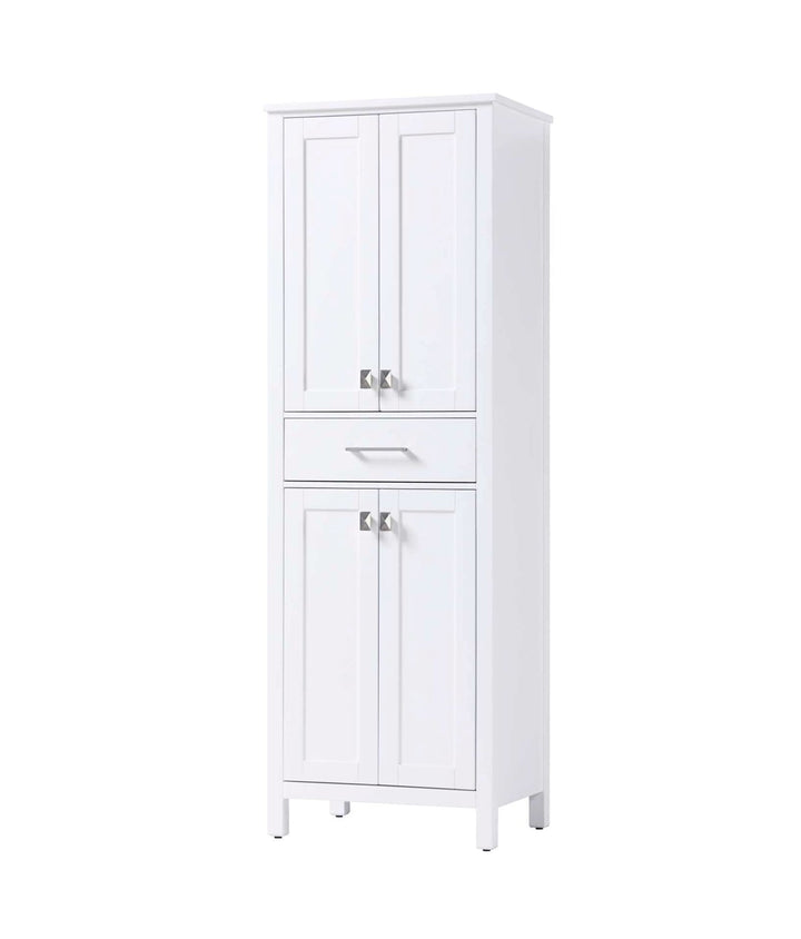 24 Inch Bath Storage Cabinet In White