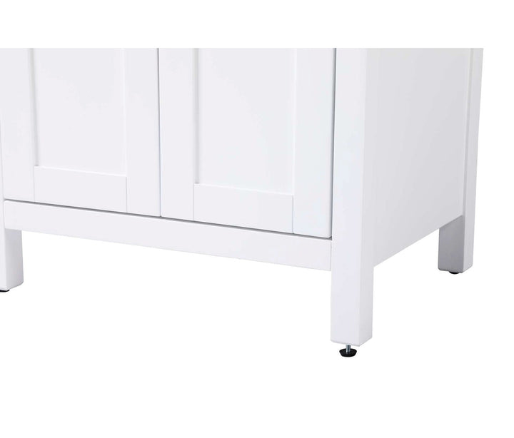 24 Inch Bath Storage Cabinet In White