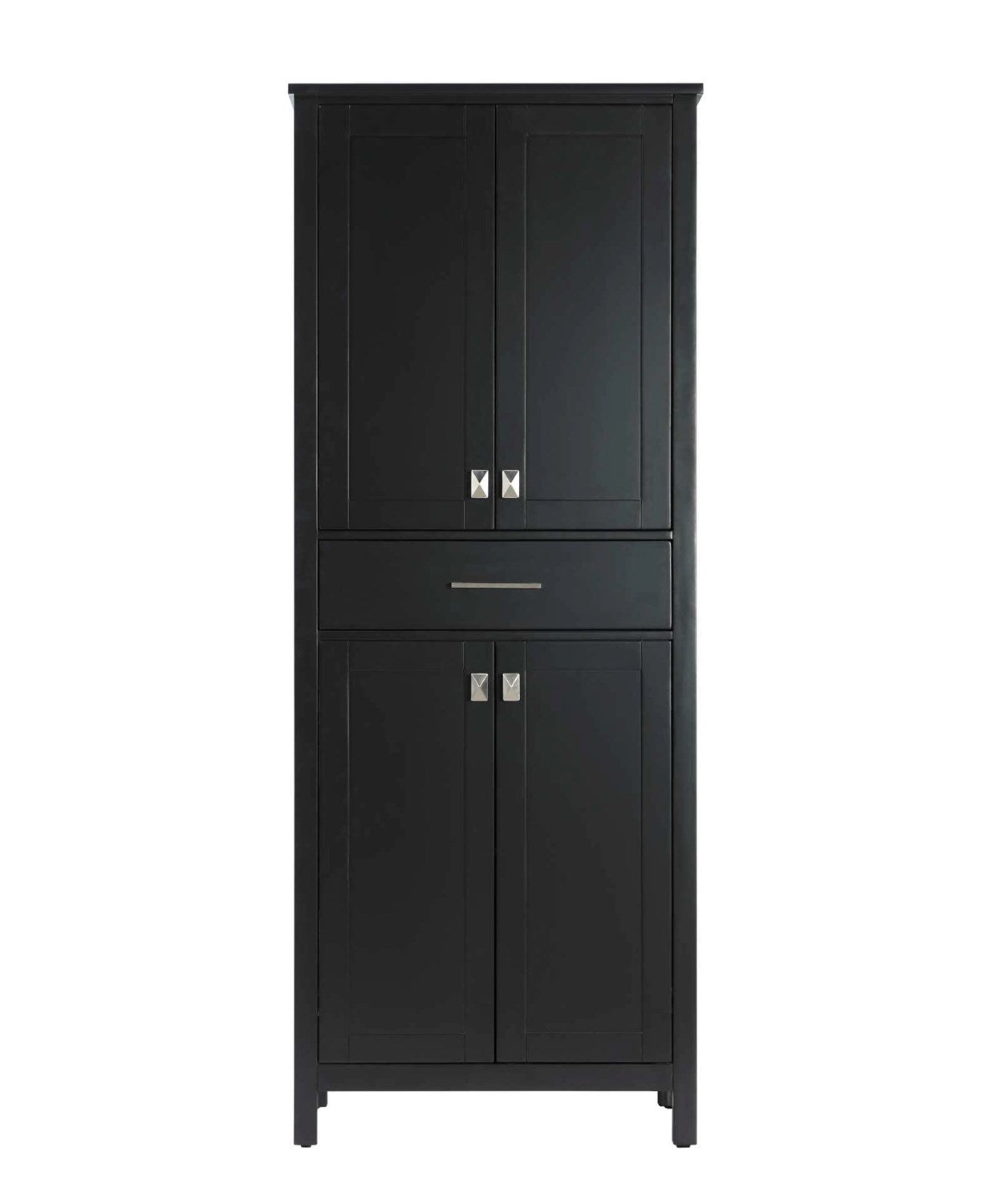 28 Inch Bath Storage Cabinet In Black by Elegant Kitchen and Bath