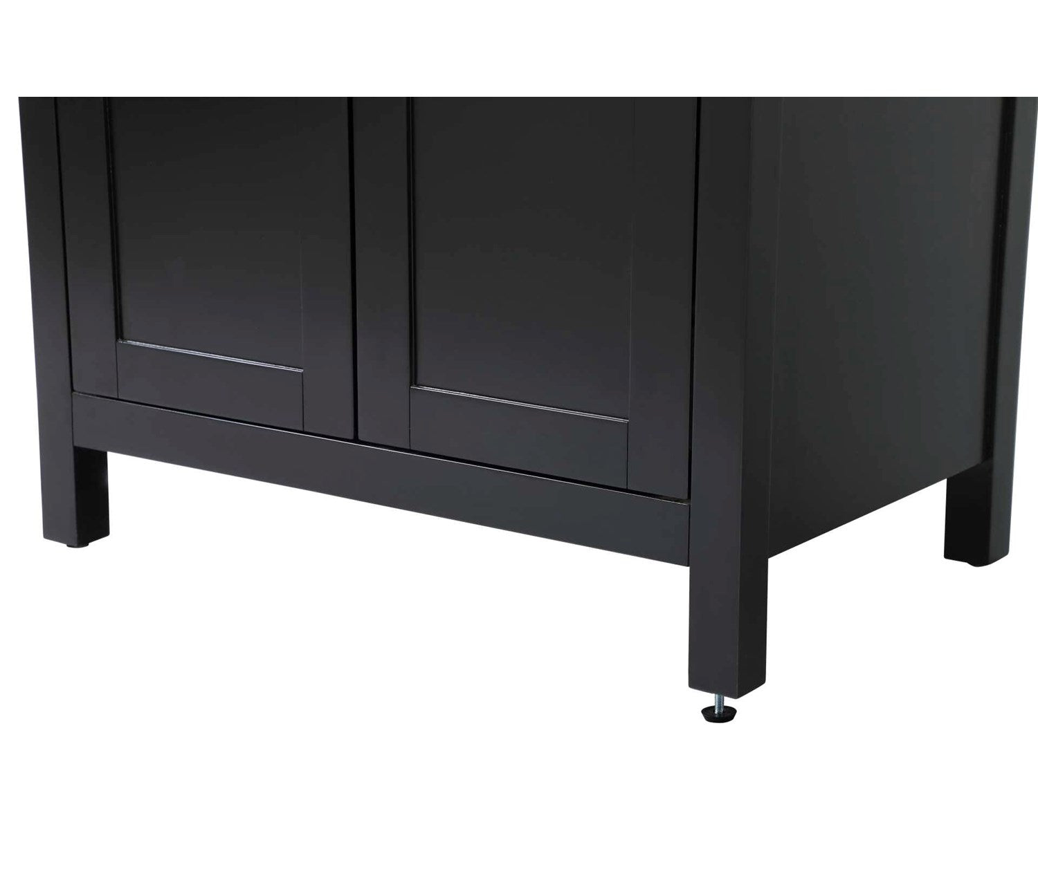 28 Inch Bath Storage Cabinet In Black
