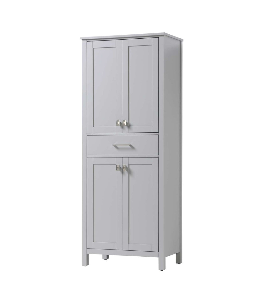 28 Inch Bath Storage Cabinet In Grey