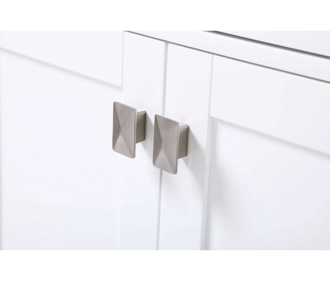 28 Inch Bath Storage Cabinet In White