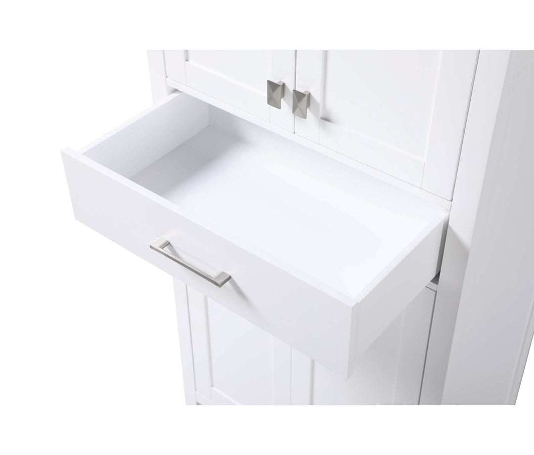 28 Inch Bath Storage Cabinet In White