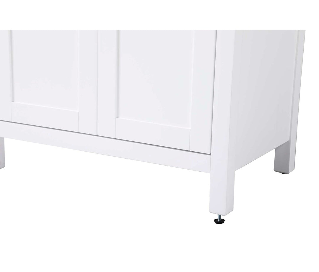 28 Inch Bath Storage Cabinet In White