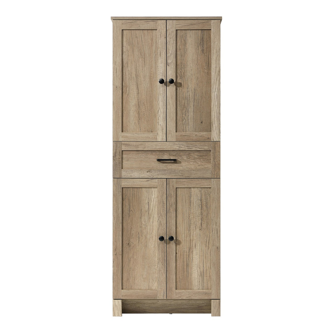 24 Inch Bath Storage Cabinet In Natural Oak by Elegant Kitchen and Bath