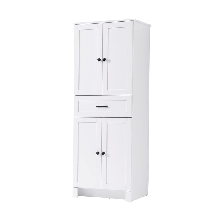 24 Inch Bath Storage Cabinet In White