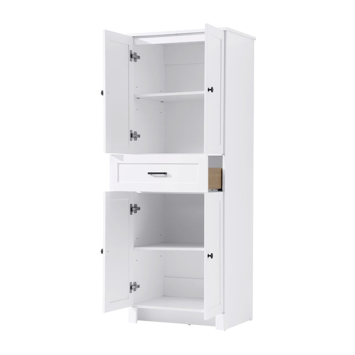 24 Inch Bath Storage Cabinet In White