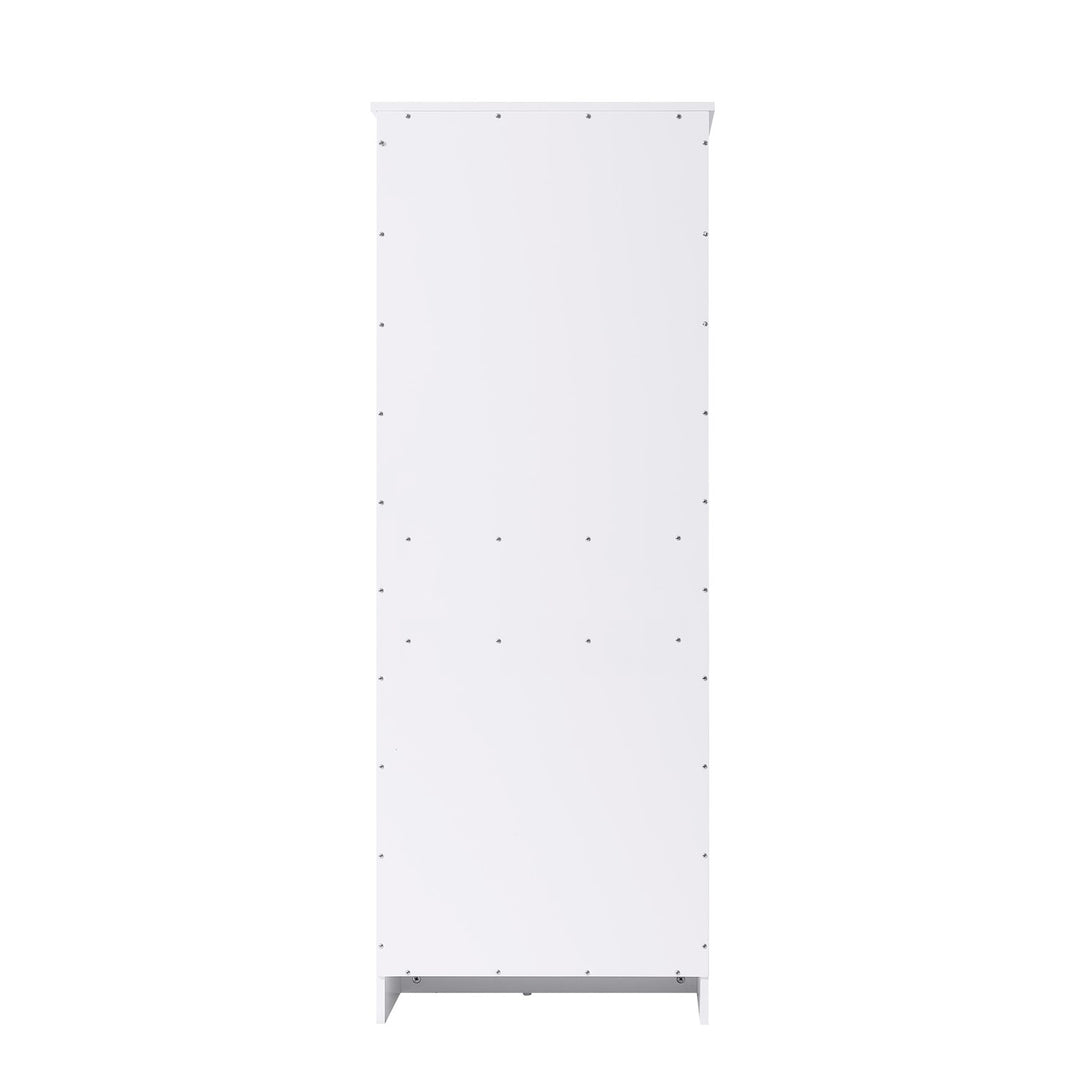 24 Inch Bath Storage Cabinet In White