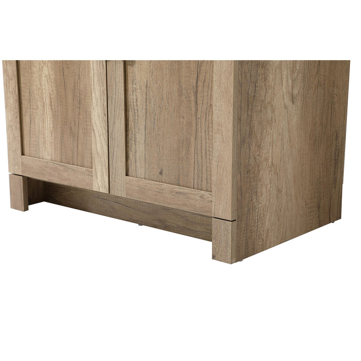 28 Inch Bath Storage Cabinet In Natural Oak