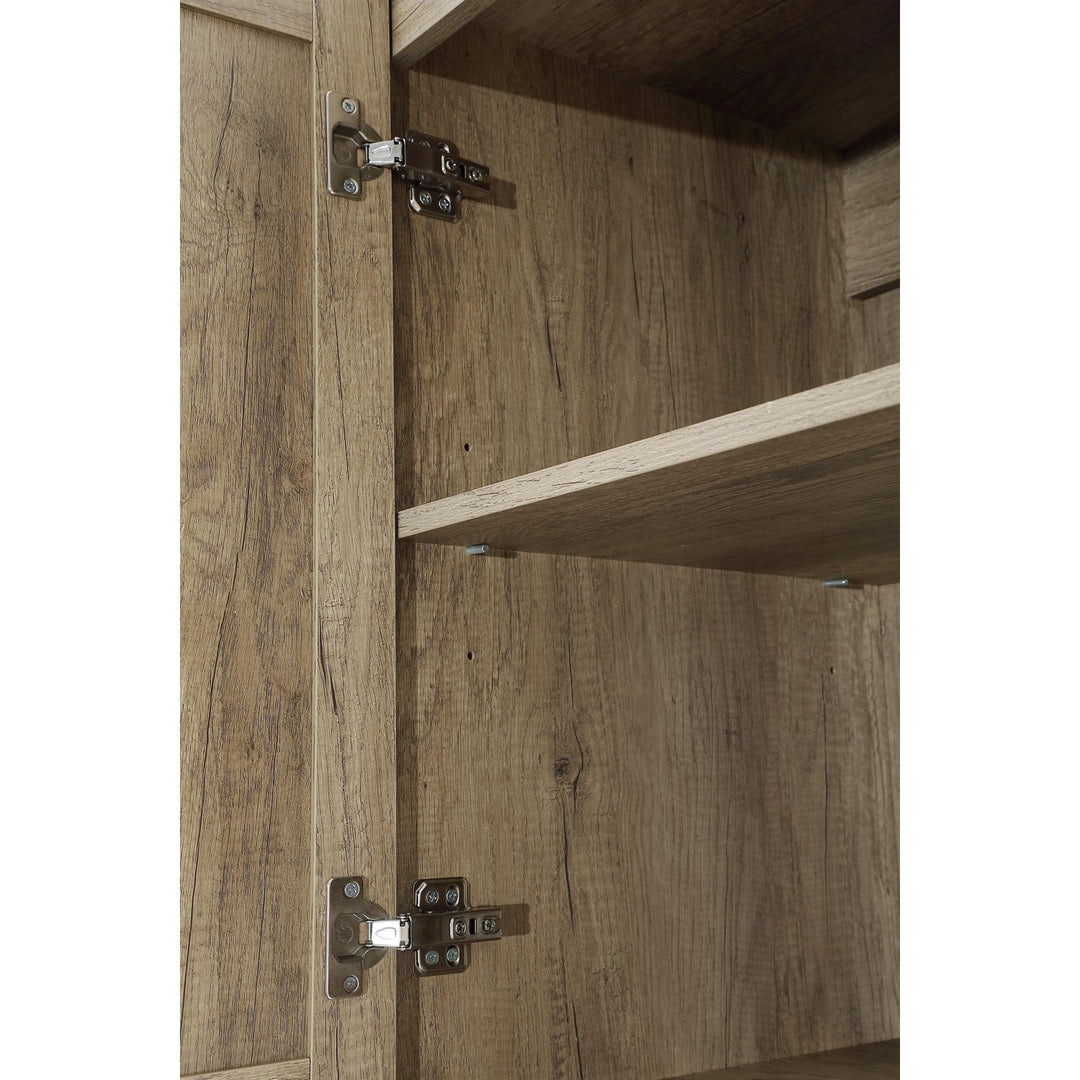28 Inch Bath Storage Cabinet In Natural Oak