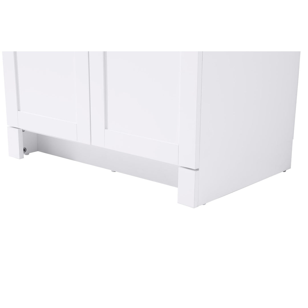 28 Inch Bath Storage Cabinet In White