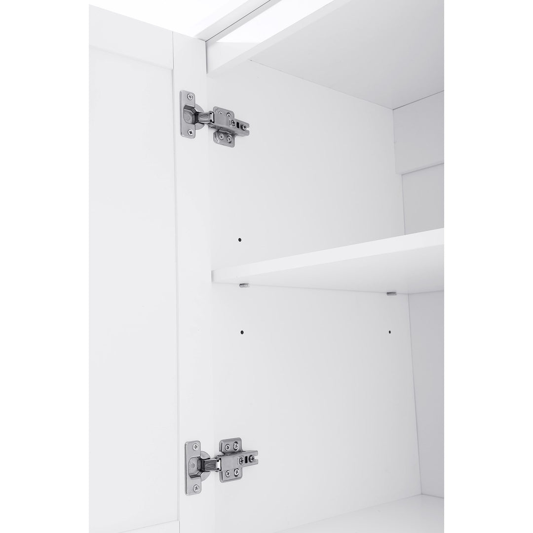 28 Inch Bath Storage Cabinet In White