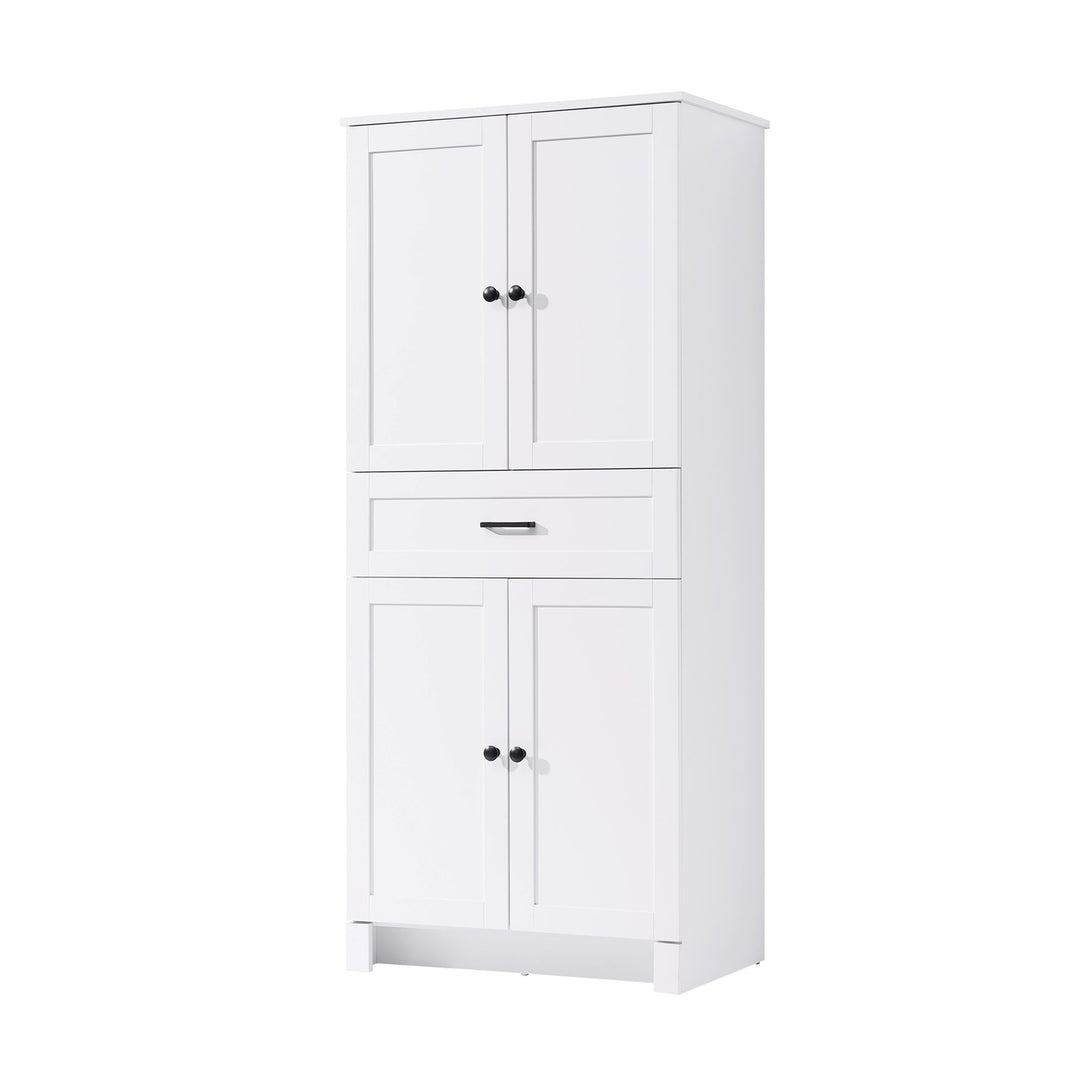 28 Inch Bath Storage Cabinet In White