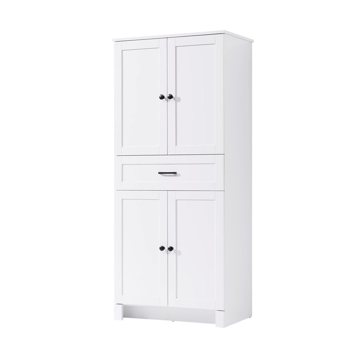 28 Inch Bath Storage Cabinet In White
