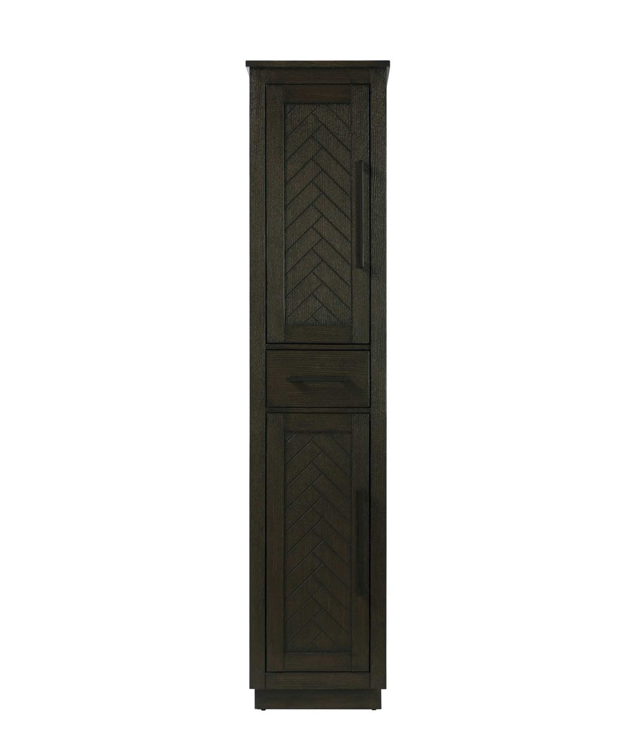 16 Inch Bath Storage Cabinet In Chocolate Oak by Elegant Kitchen and Bath