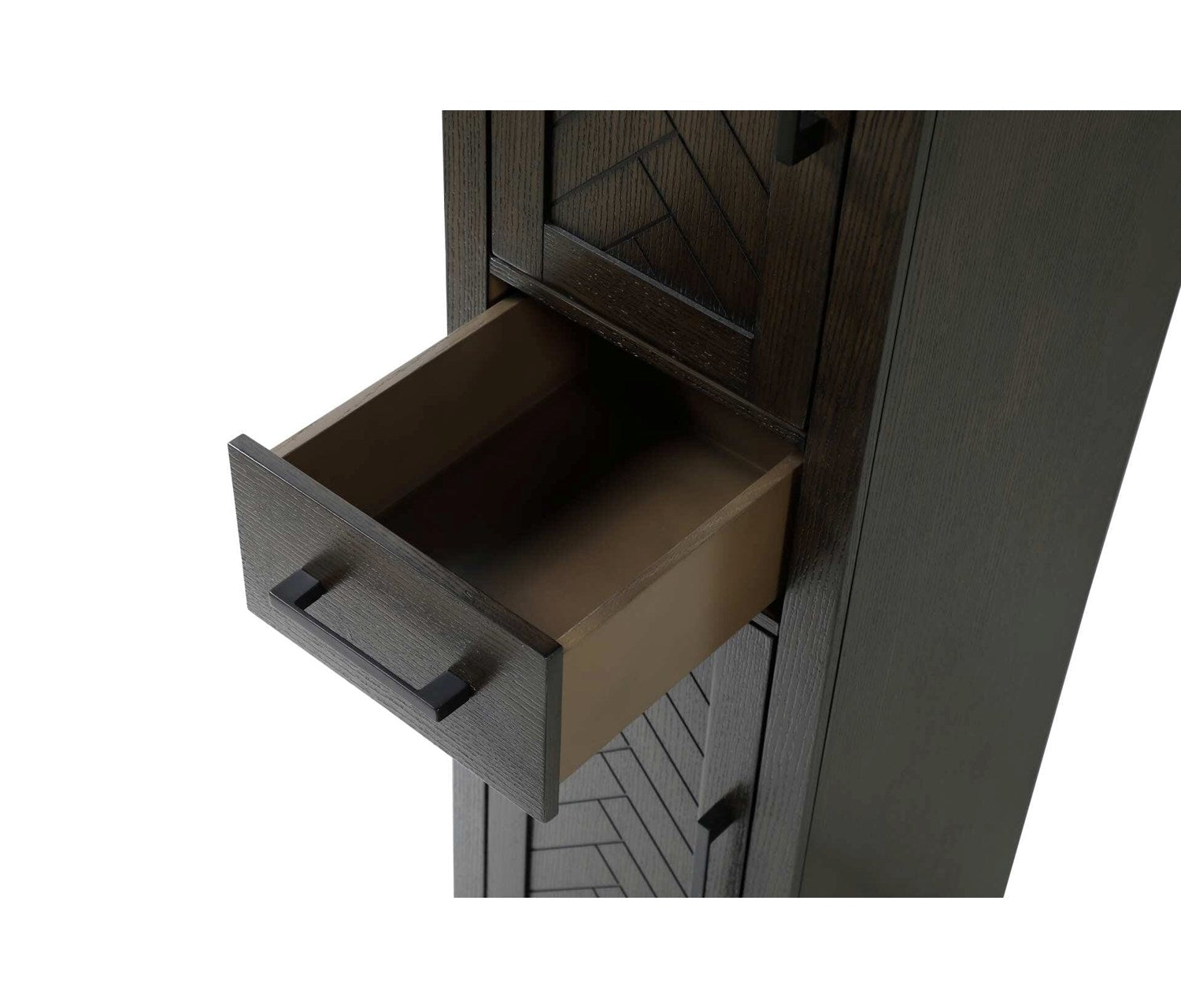16 Inch Bath Storage Cabinet In Chocolate Oak
