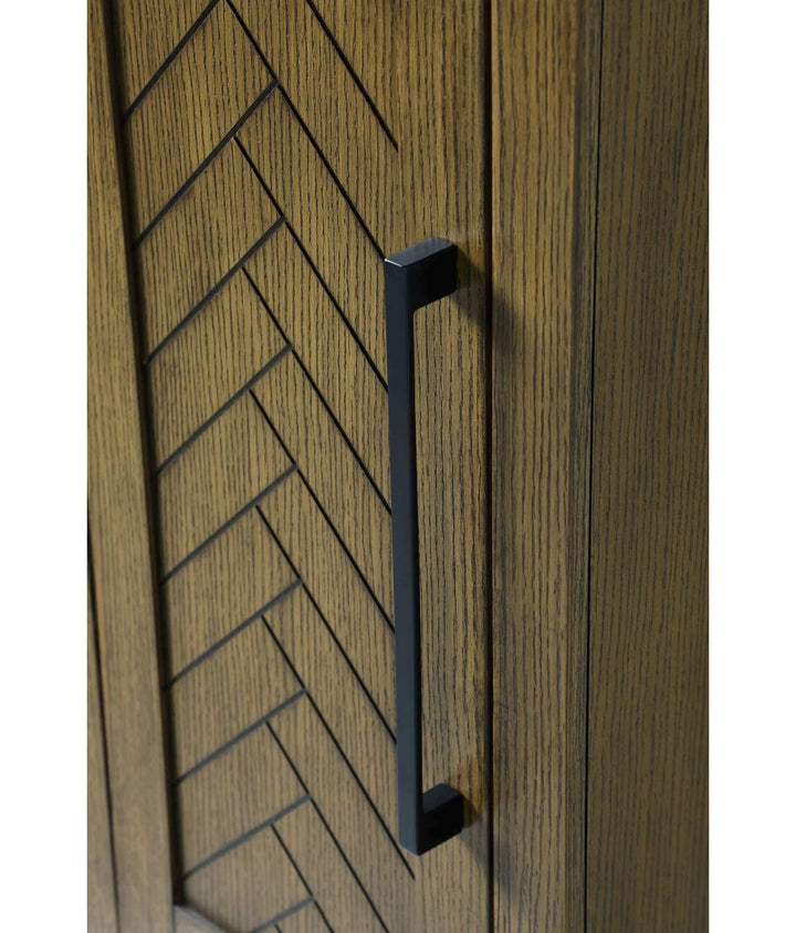 16 Inch Bath Storage Cabinet In Hazel Oak