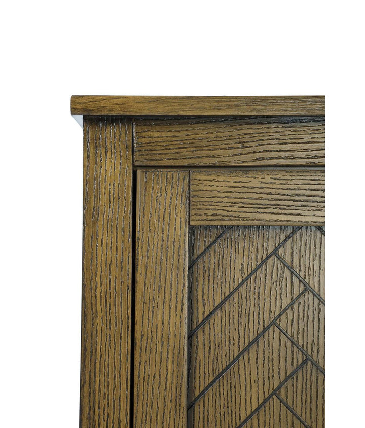 16 Inch Bath Storage Cabinet In Hazel Oak