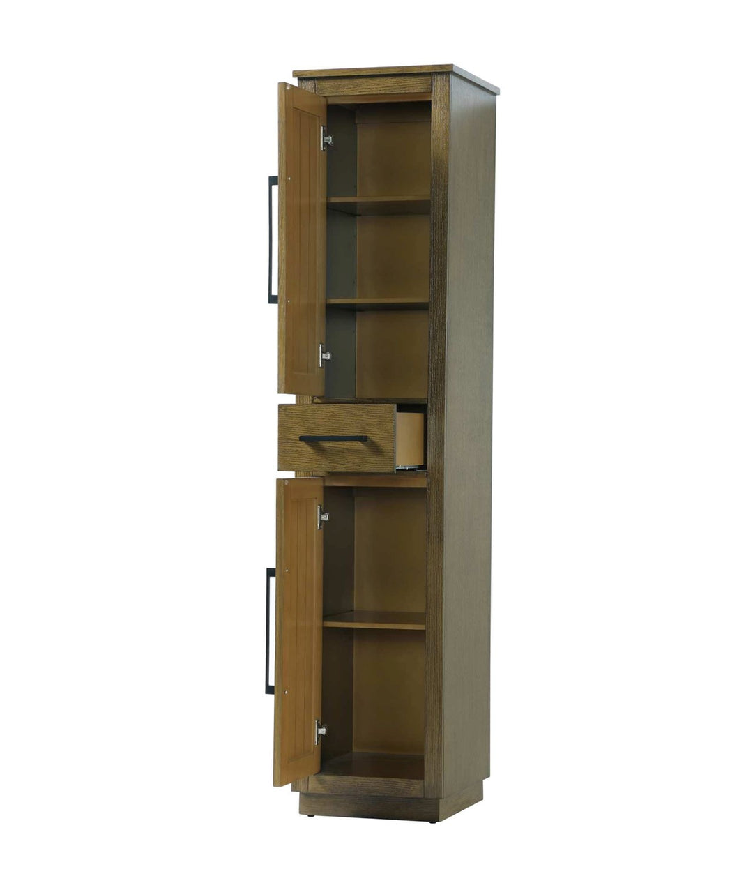16 Inch Bath Storage Cabinet In Hazel Oak