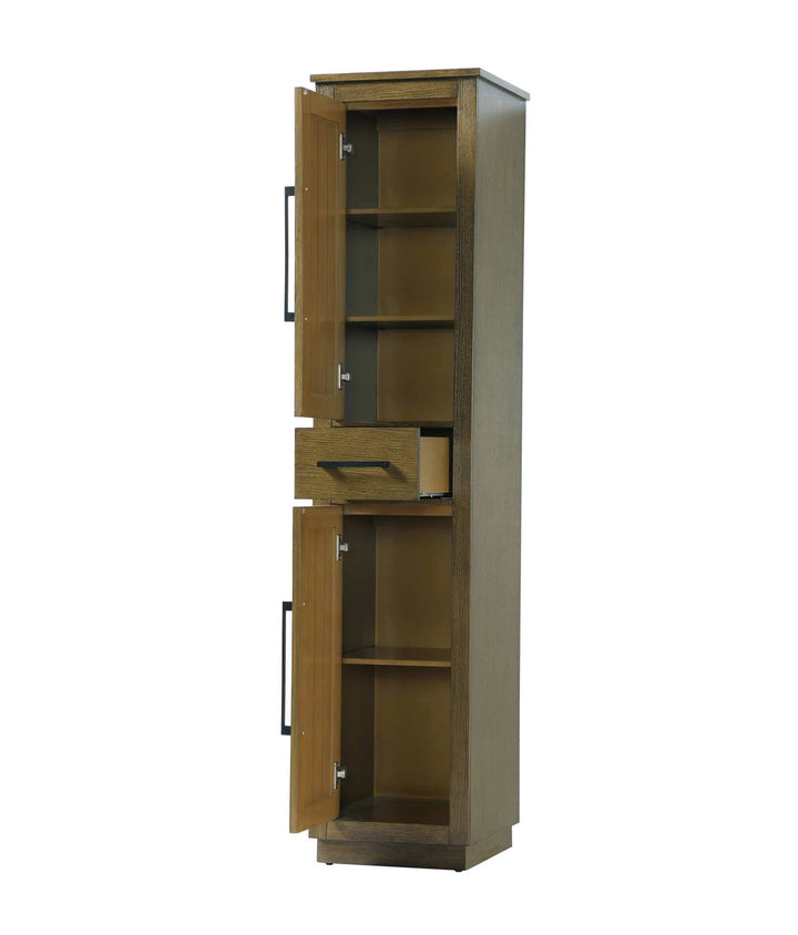 16 Inch Bath Storage Cabinet In Hazel Oak