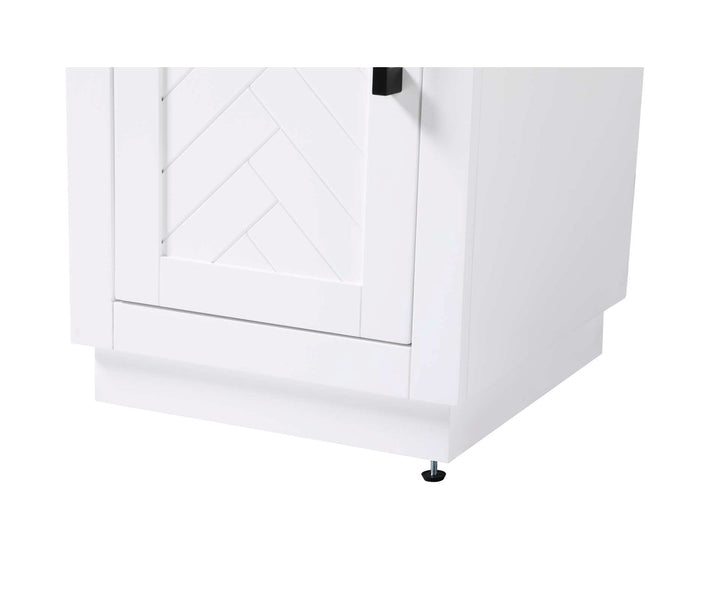 16 Inch Bath Storage Cabinet In White
