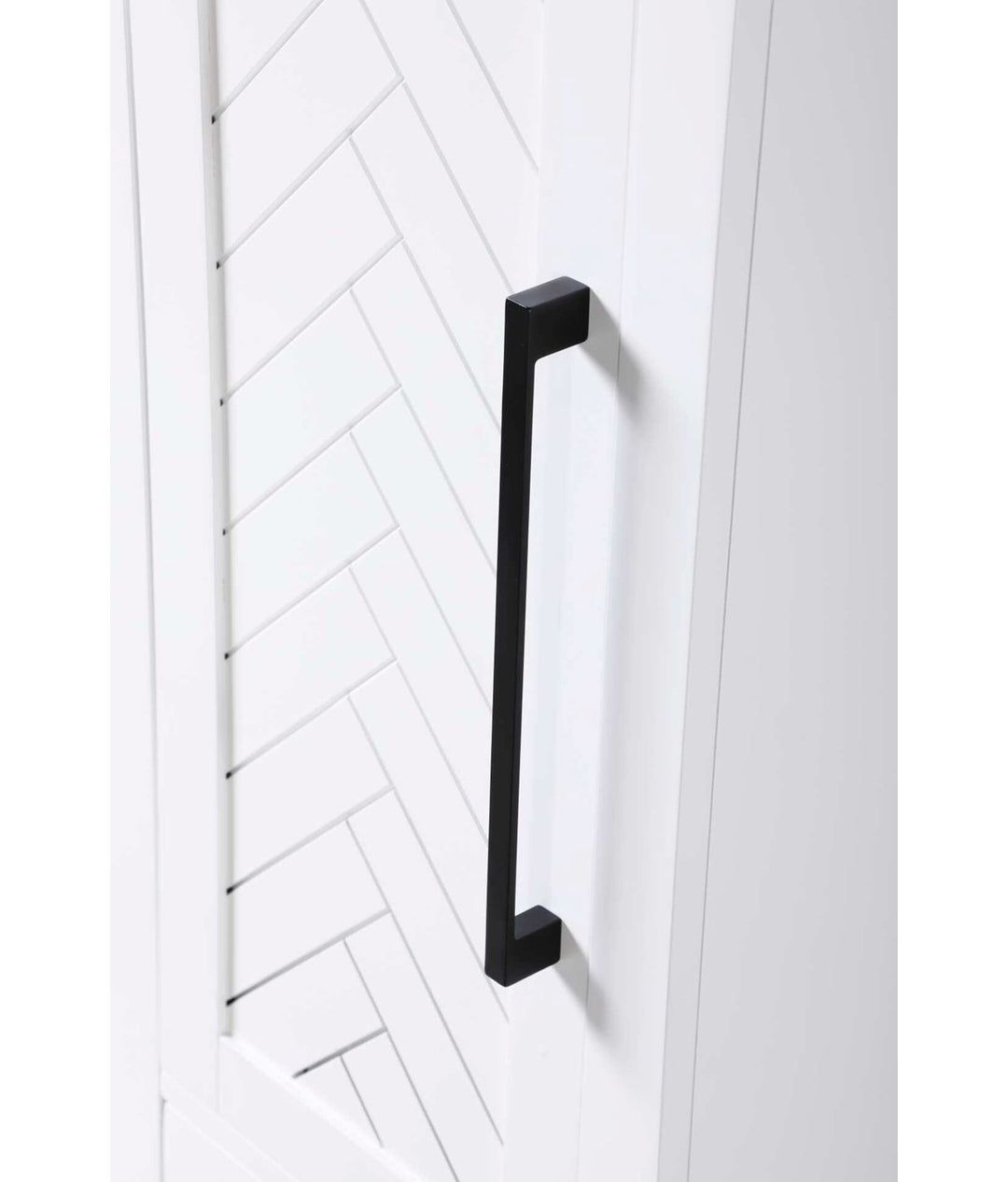 16 Inch Bath Storage Cabinet In White