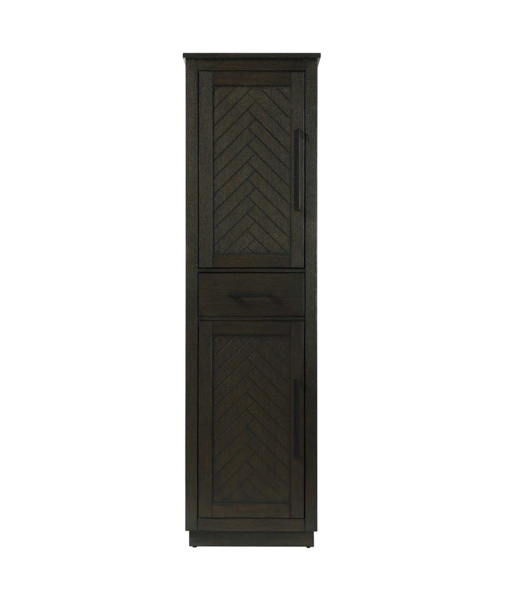 20 Inch Bath Storage Cabinet In Chocolate Oak by Elegant Kitchen and Bath