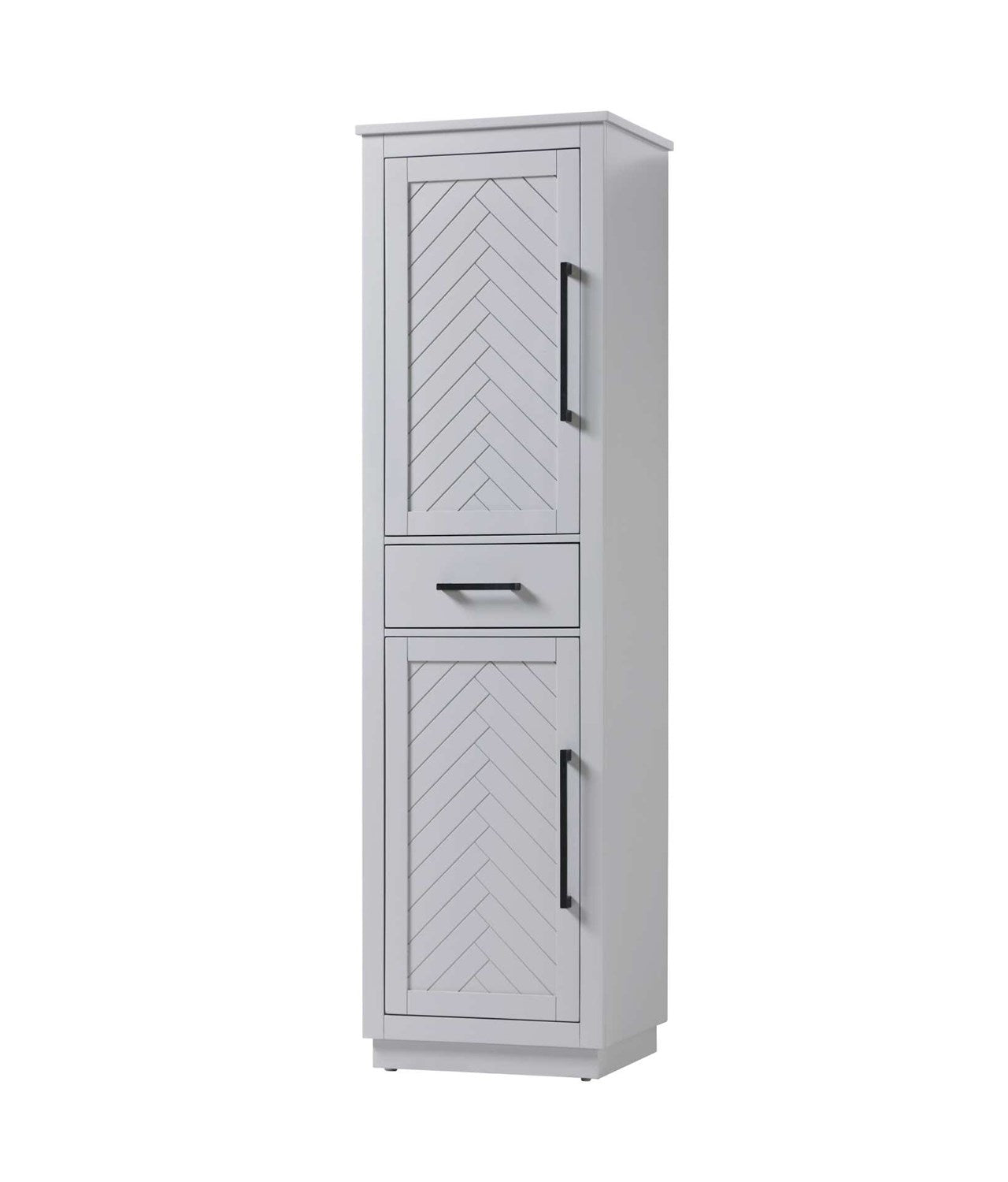 20 Inch Bath Storage Cabinet In Grey