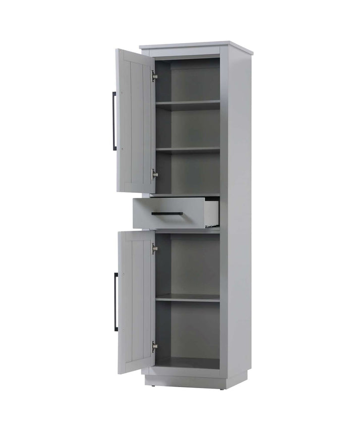 20 Inch Bath Storage Cabinet In Grey