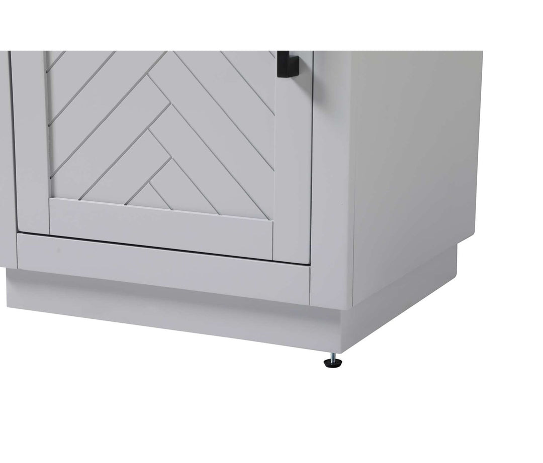 20 Inch Bath Storage Cabinet In Grey