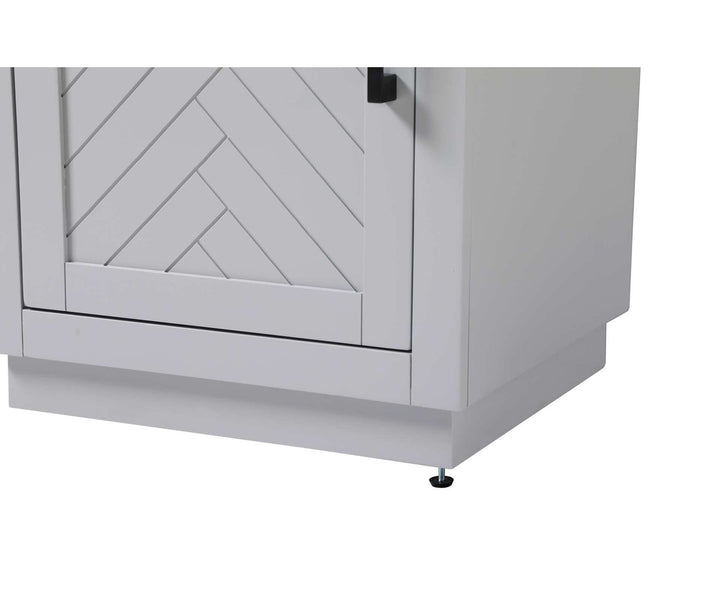 20 Inch Bath Storage Cabinet In Grey