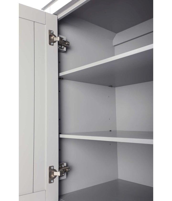 20 Inch Bath Storage Cabinet In Grey