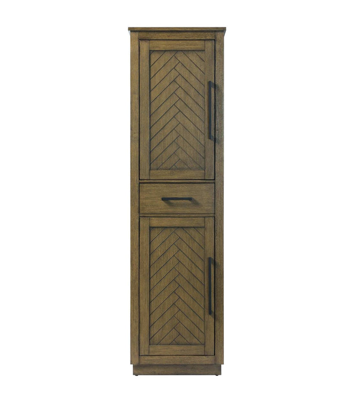 20 Inch Bath Storage Cabinet In Hazel Oak by Elegant Kitchen and Bath