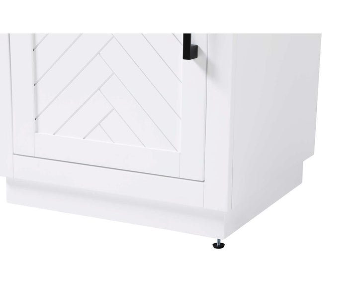 20 Inch Bath Storage Cabinet In White