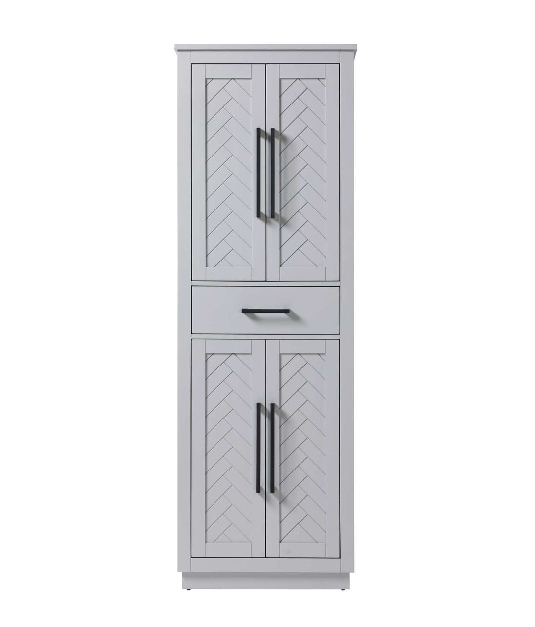 24 Inch Bath Storage Cabinet In Grey by Elegant Kitchen and Bath