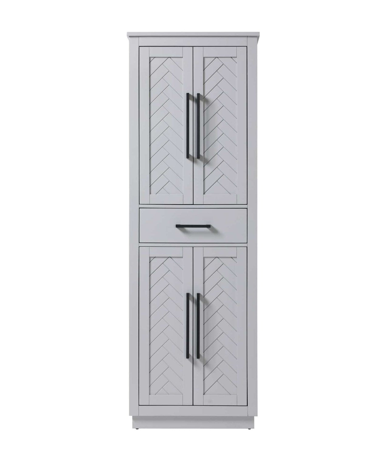 24 Inch Bath Storage Cabinet In Grey by Elegant Kitchen and Bath
