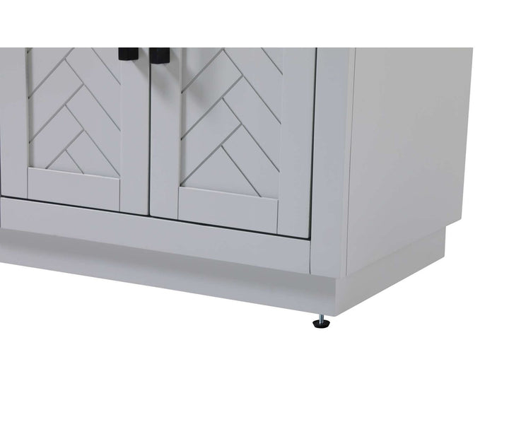 24 Inch Bath Storage Cabinet In Grey