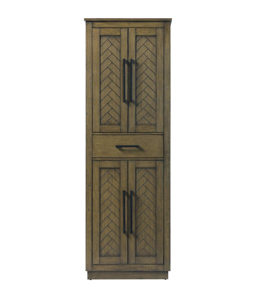 24 Inch Bath Storage Cabinet In Hazel Oak by Elegant Kitchen and Bath