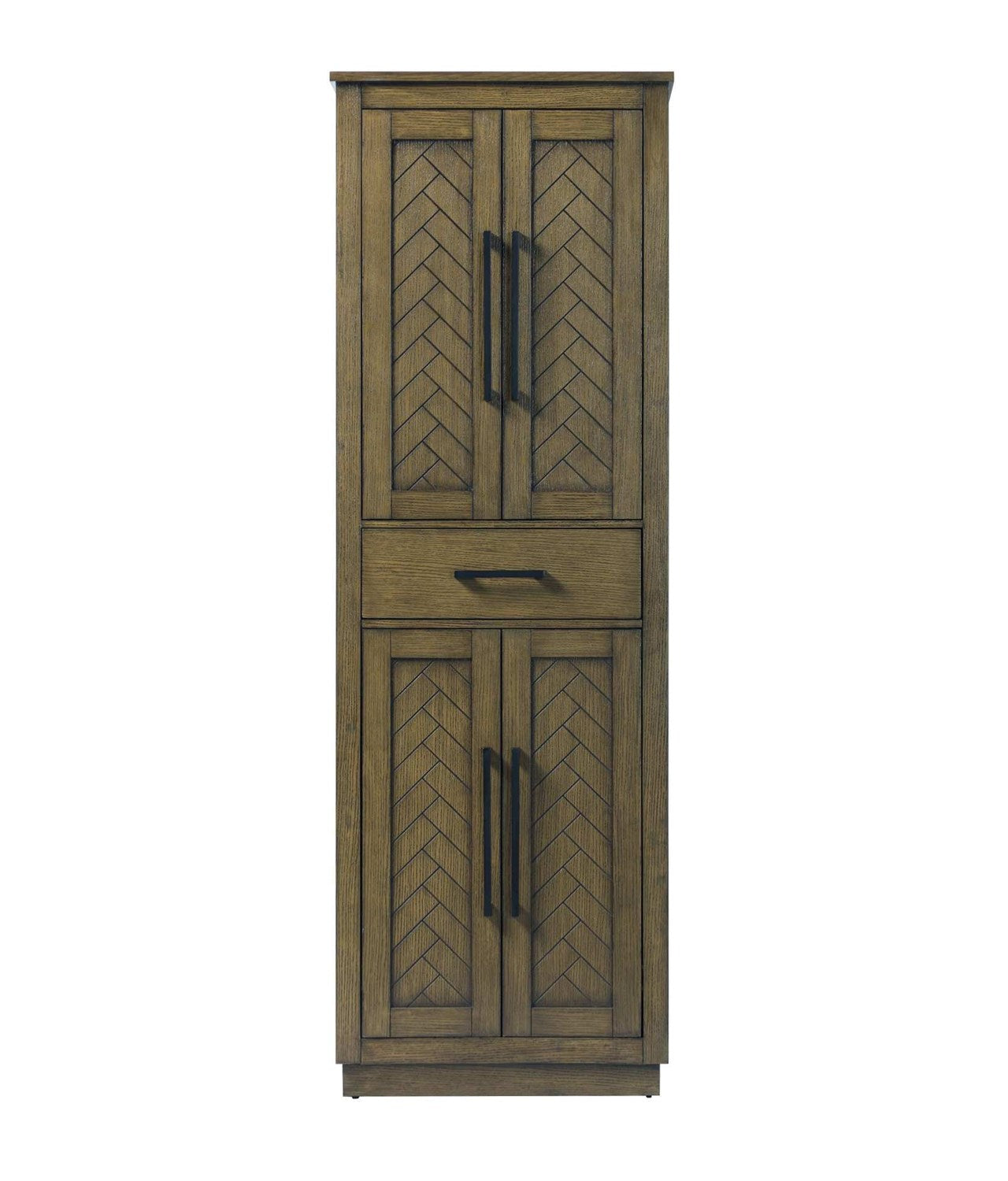 24 Inch Bath Storage Cabinet In Hazel Oak by Elegant Kitchen and Bath
