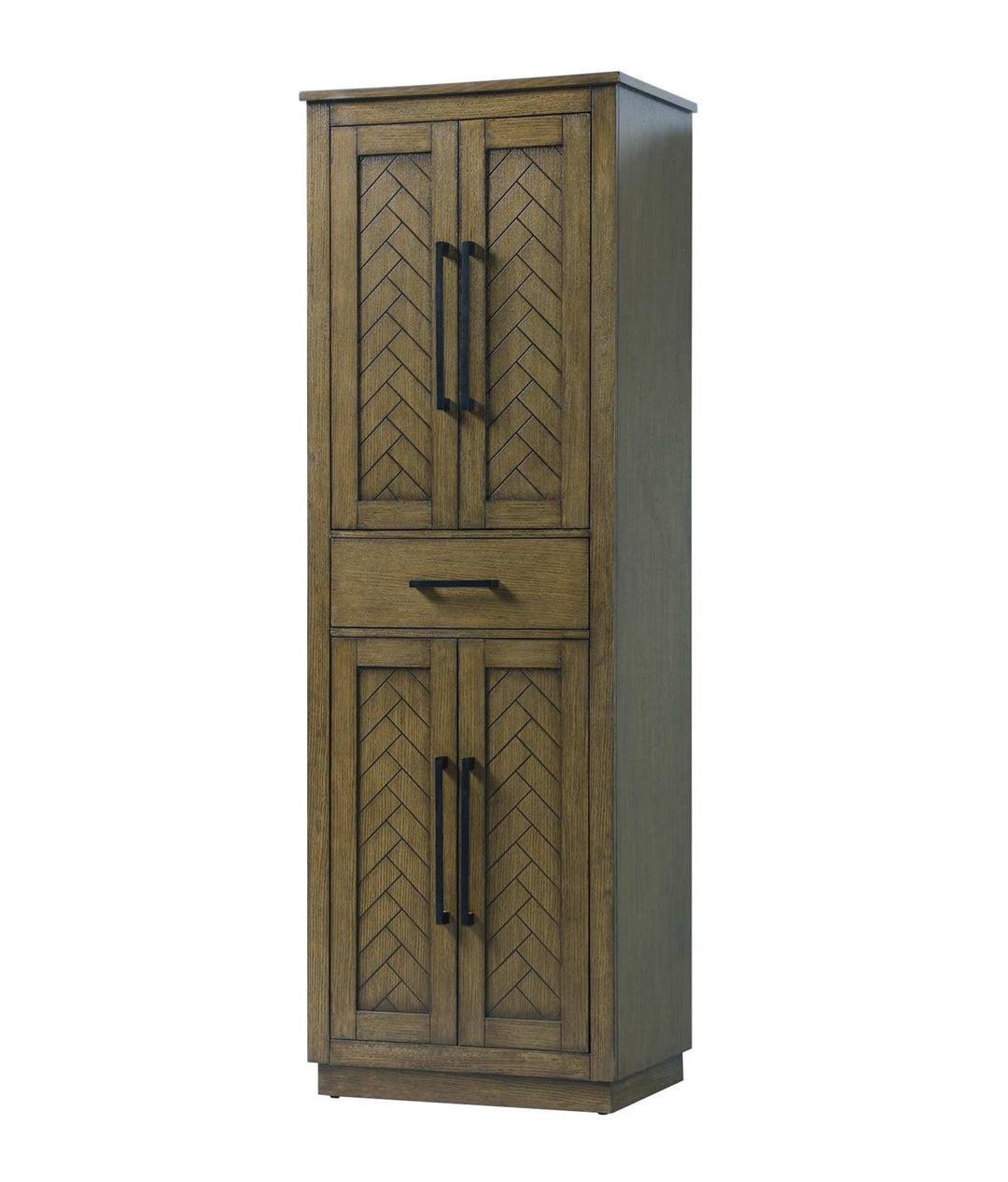 24 Inch Bath Storage Cabinet In Hazel Oak