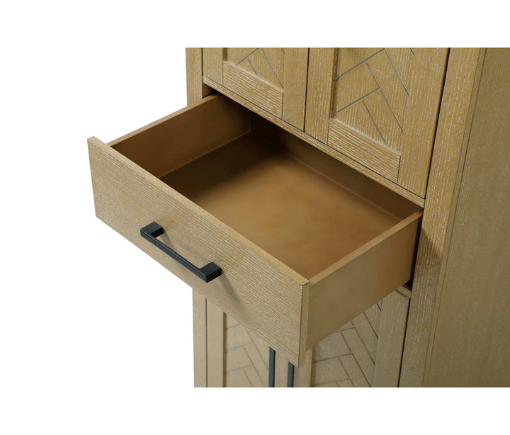 24 Inch Bath Storage Cabinet In Linen Oak