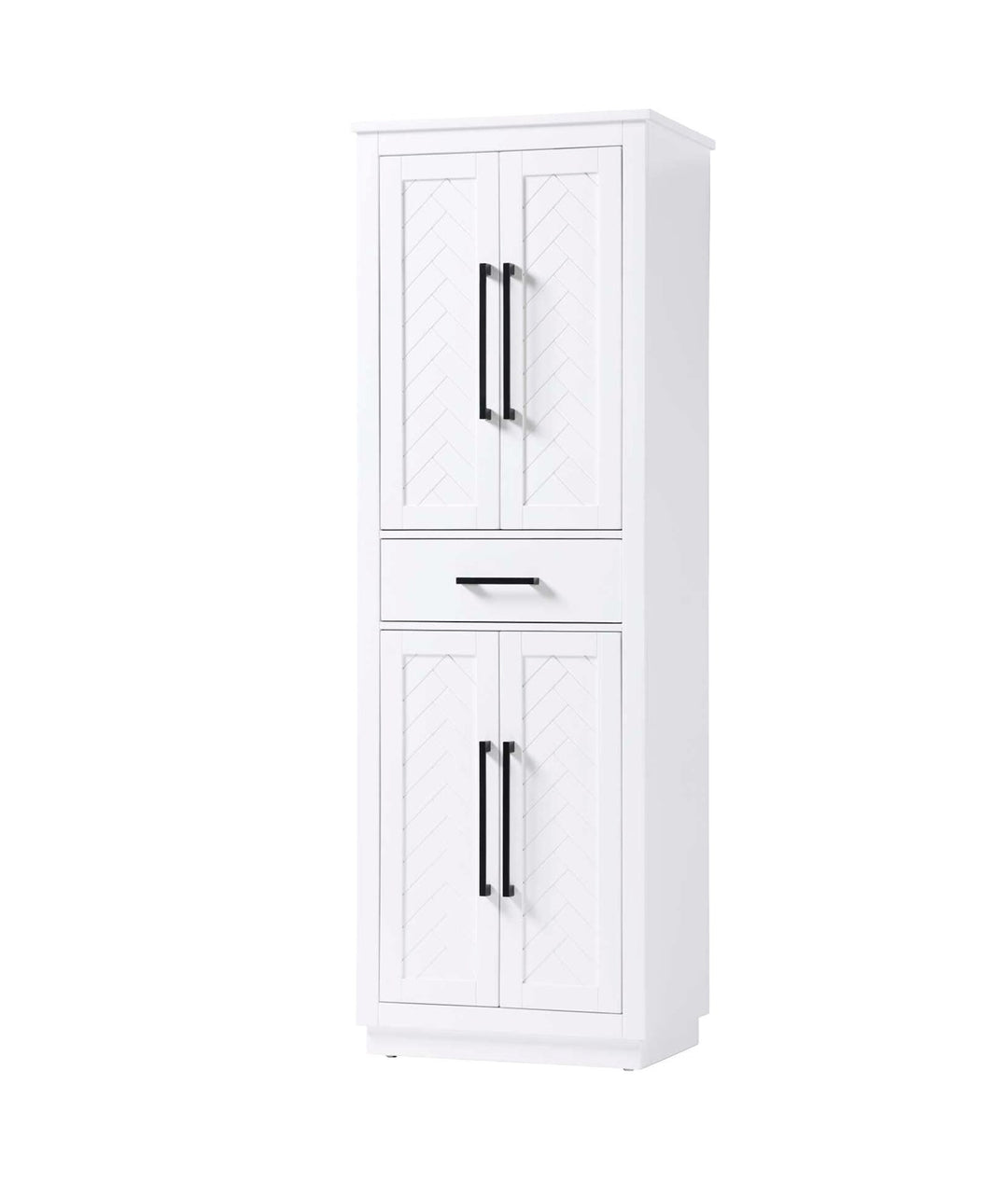 24 Inch Bath Storage Cabinet In White