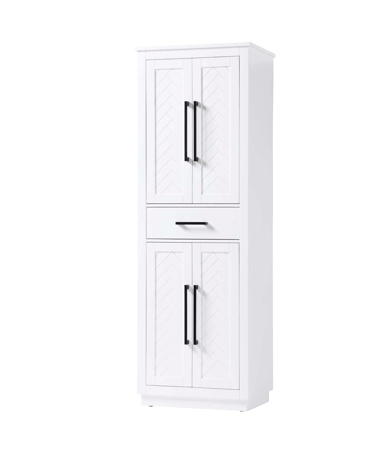 24 Inch Bath Storage Cabinet In White
