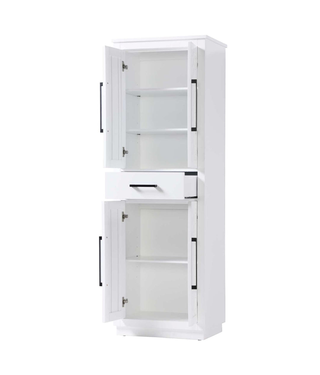 24 Inch Bath Storage Cabinet In White