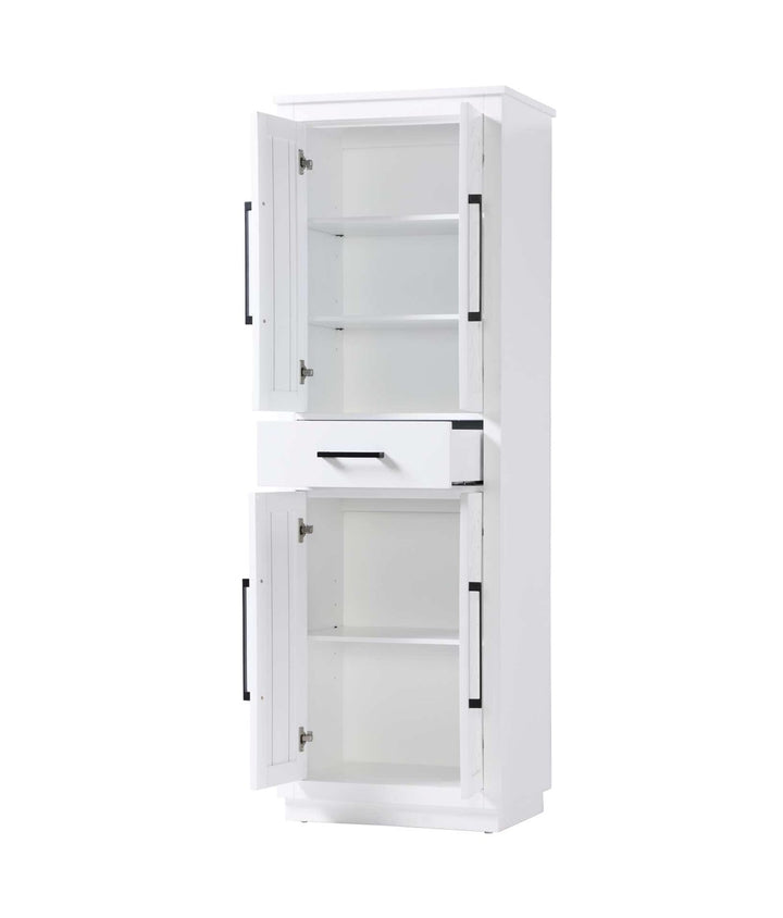 24 Inch Bath Storage Cabinet In White
