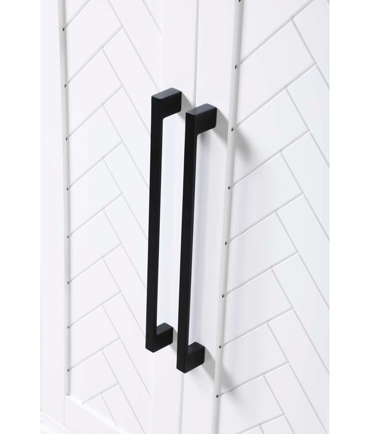 24 Inch Bath Storage Cabinet In White