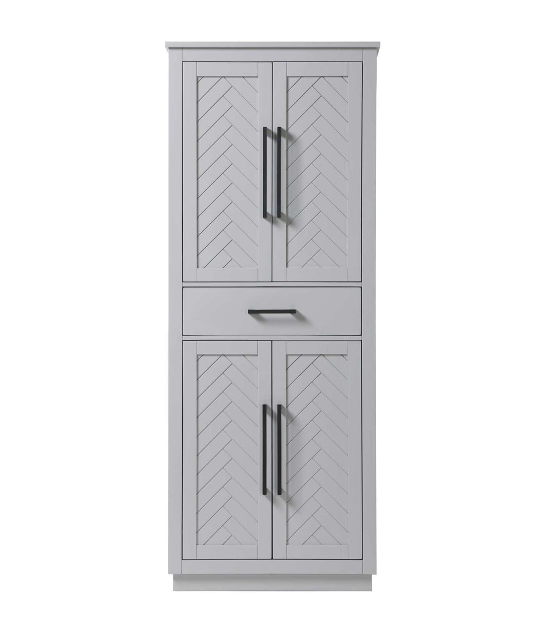 28 Inch Bath Storage Cabinet In Grey by Elegant Kitchen and Bath
