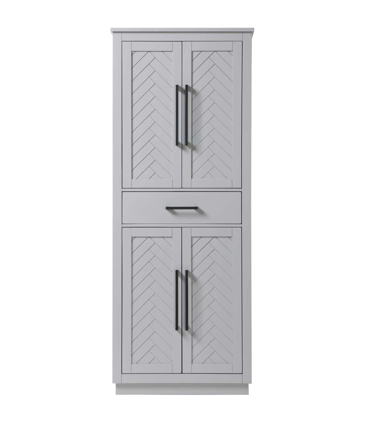 28 Inch Bath Storage Cabinet In Grey by Elegant Kitchen and Bath