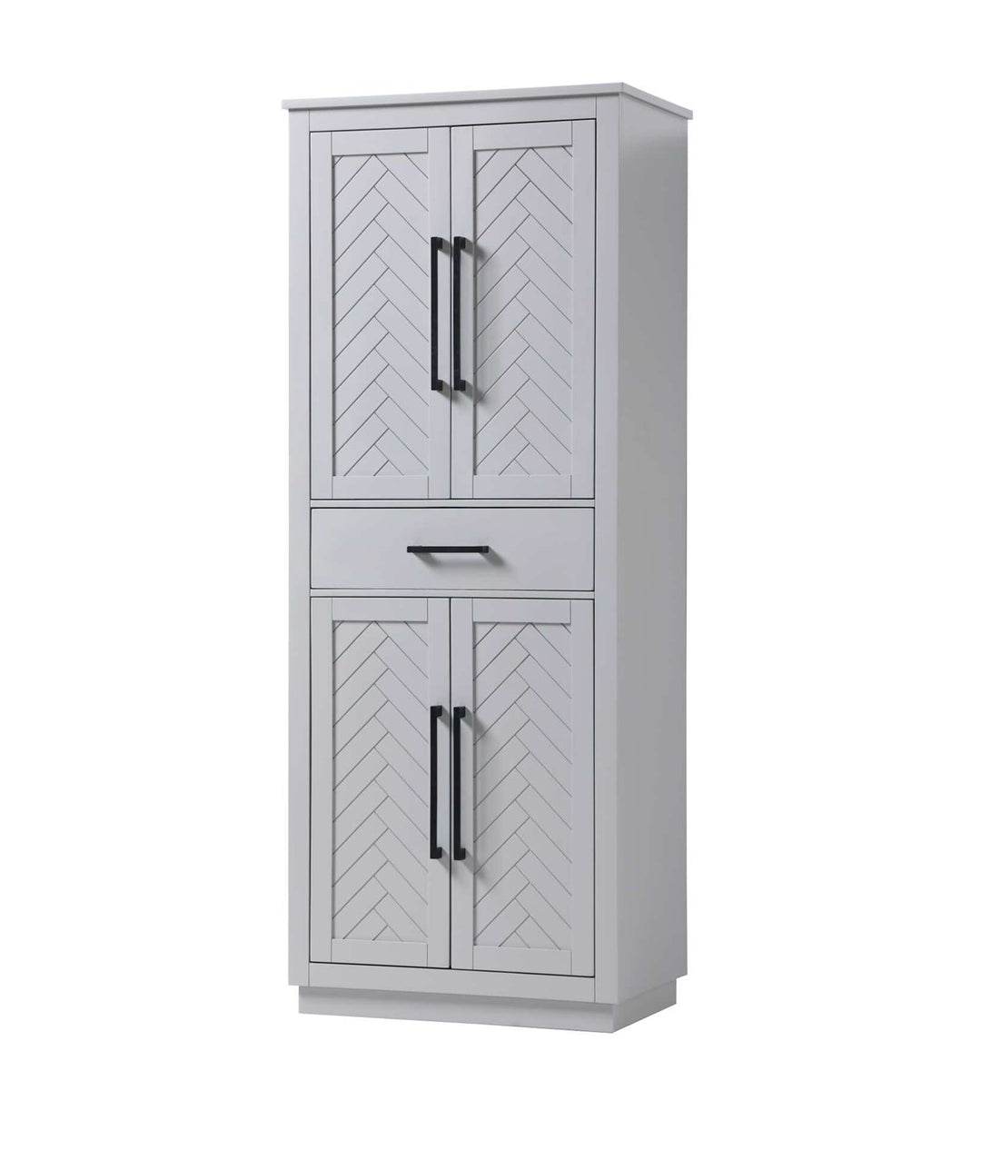 28 Inch Bath Storage Cabinet In Grey