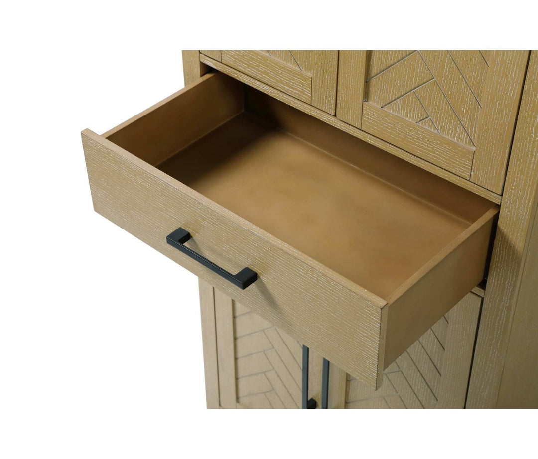 28 Inch Bath Storage Cabinet In Linen Oak